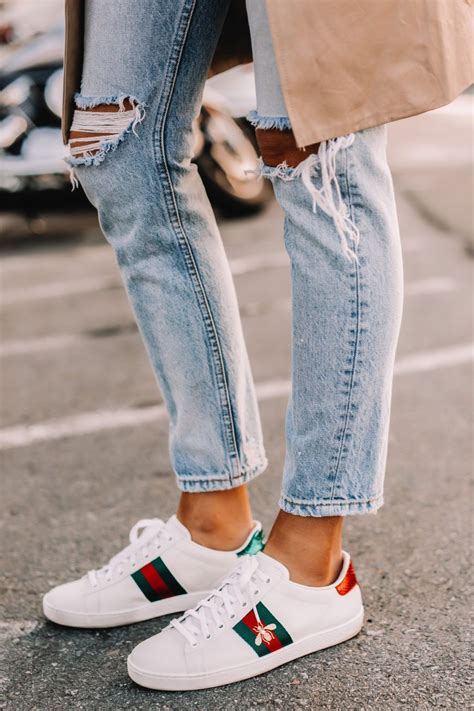 what to wear with my gucci sneakers|Gucci style shoes.